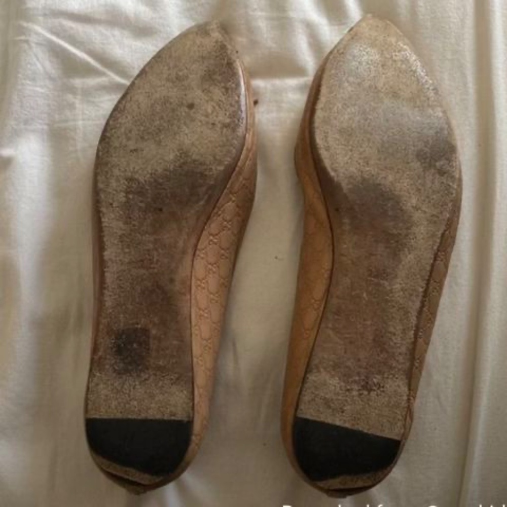 GUC- Gucci Ballerina Flats in Nude- Size 40 - Picture 5 of 7